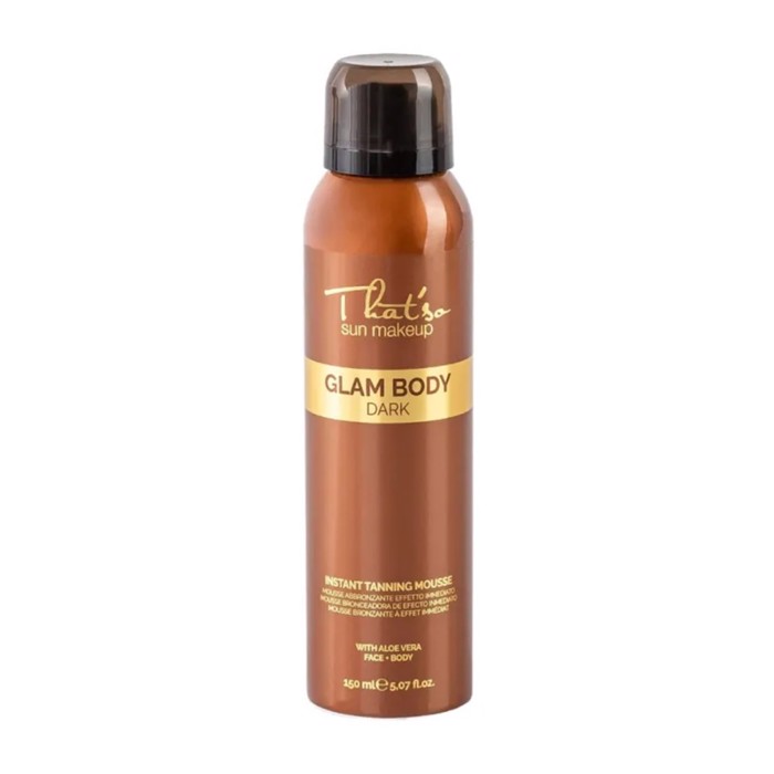 That'so Glam Body Self Tan Mousse Beauty Box (3 Proϊonta) Olokliromeni Empeiria Peripoiisis kai Lampsis  Glam Body Dark Self Tan Mousse 150ml & That'so Tanning Mitt Double Use Gnti Diplis Opsis ga Self tan Peripoiisi kai Apali Apolepisi 1pc & Tonic Glow Firming Mousse 200ml